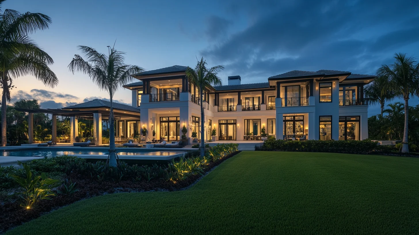 Luxury estate wrapped in mangroves in Pelican Bay, Naples