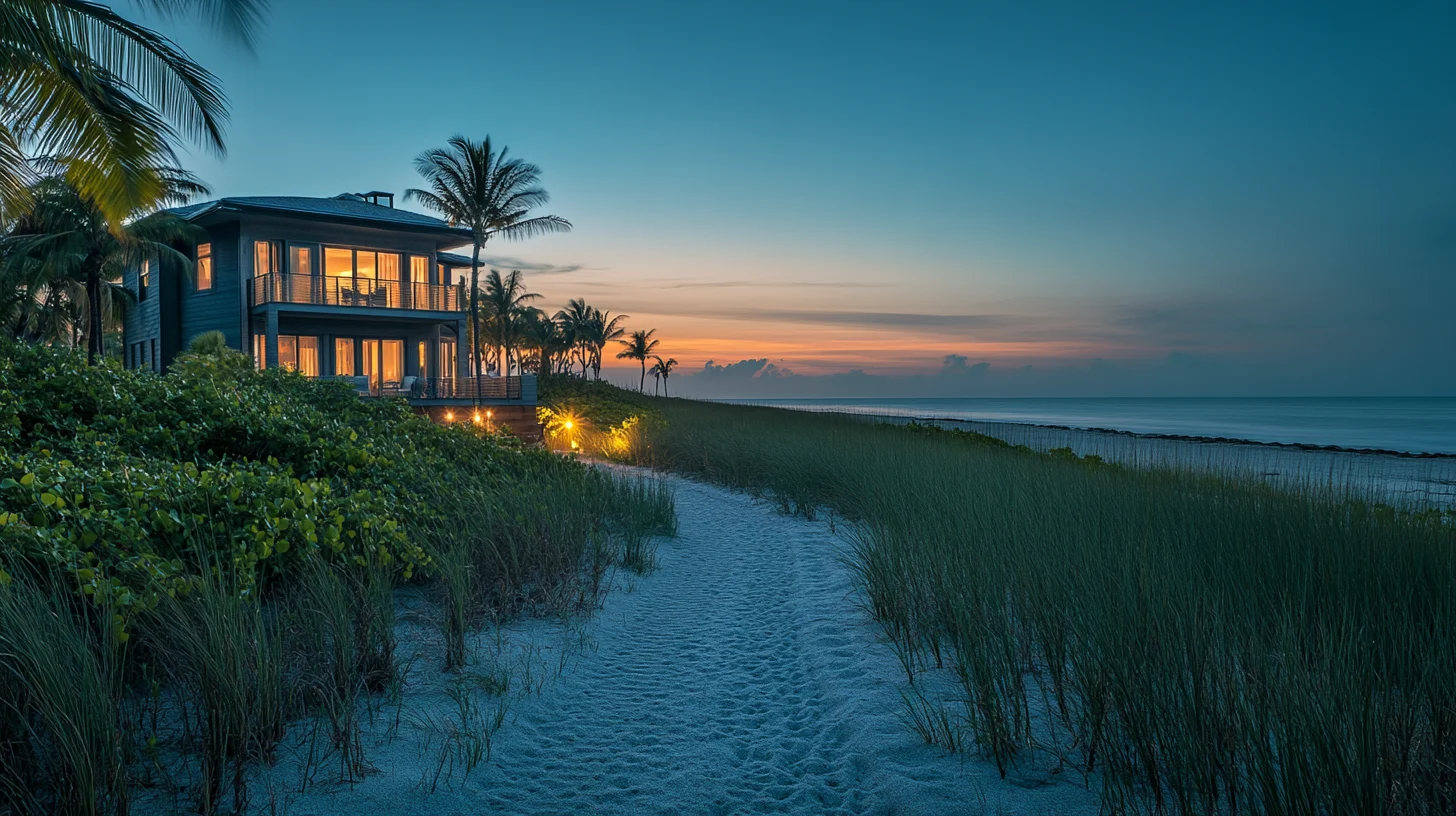 Nature-forward barrier-island estate on Sanibel